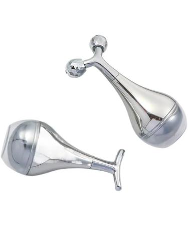 Buy Beauty Ice Wave Ball | Rotating Facial Massage T Roller | Ice & Hot Compress Balls (A-Silver) - Global Shipping Available - Buy Online on GoSupps.com