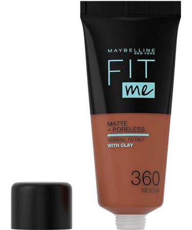 Maybelline Fit Me Matte & Poreless Foundation 360 Mocha 30ml - Pack of 1 - Buy Online on GoSupps.com