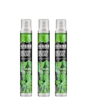 Herbal Hair-Growth Essence Spray Hair Rebirth Herbal Spray Anti Hair Loss Serum Spray Anti Hair Loss Fast Grow Treatments Growth Hair Oil For Hair Loss (3PCS)