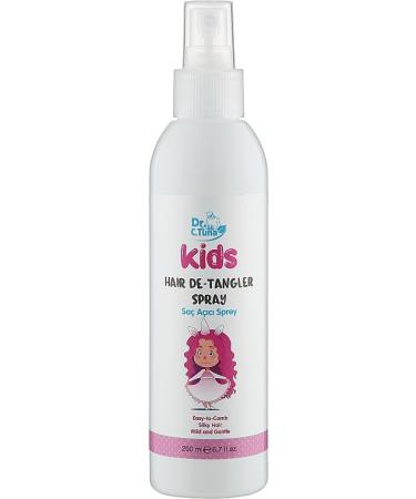 FARMASi Dr. C. Tuna Kids Hair De-tangler Spray 200ml/6.76flOz - Gentle and Effective Hair Detangling - Softens and Smoothes Hair Tear-Free Formula