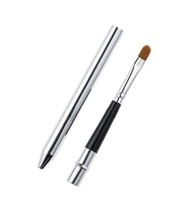 1Pcs Professional Make Up Tool Portable Retractable Cosmetic Lipstick Gloss Lip Brush