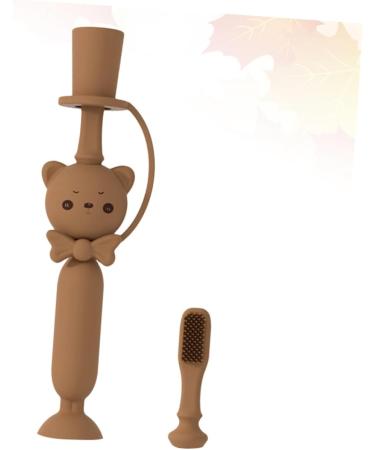 FRCOLOR 1Pc Silicone Toothbrush - Oral Care Training Toothbrush | Soft Bristles for Gentle Cleaning | International Shipping Available - Buy Online on GoSupps.com