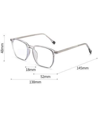 Zhuyiqz Oversized Anti-Blue Light Reading Glasses - Tiredness Alleviate - +350 Sand Black - Buy Online on GoSupps.com