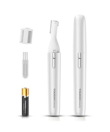 TOUCHBeauty Electric Eyebrow Trimmer Eyebrow Hair Remover Painless Facial Hair Trimmer for Women Portable Ladies Shaver AG-1658 (White) - Buy Online on GoSupps.com