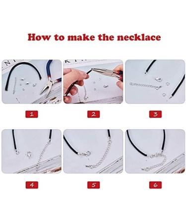 Pandahall 50pcs 304 Stainless Steel Fold Over Crimp Cord Ends for Jewelry Making 8x4mm - Buy Online on GoSupps.com
