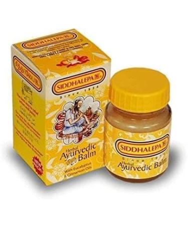 Ayurvedic Herbal Balm for Pain Relief | Cold Flu & Headaches | 50g - International Shipping Available - Buy Online on GoSupps.com