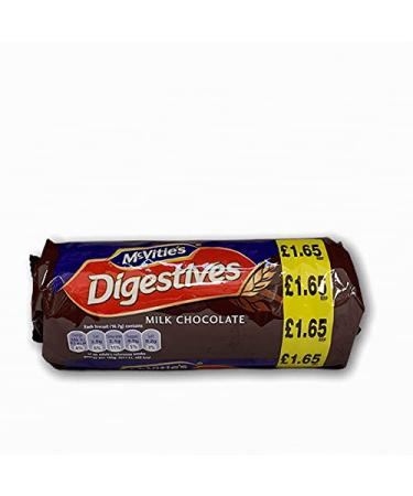 Mcvities Digestive Milk Chocolate No Artificial Colours or Flavours 266g