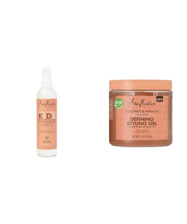 Shea Moisture KIDS Extra-Moisturizing Detangler for thick curly hair Coconut & Hibiscus & Coconut & Hibiscus Defining Hair Styling Gel with Flaxseed 425 g CONDITIONER + HAIR_STYLING 02066