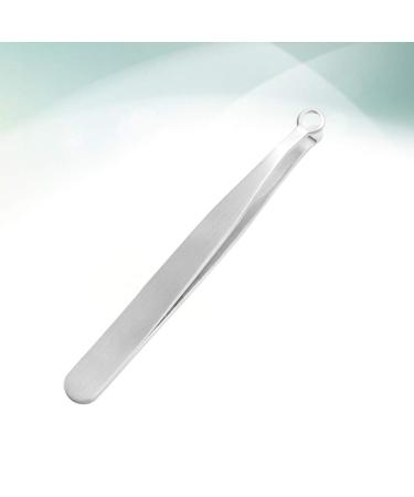 Exceart Stainless Steel Nose Tweezers & Ingrown Hair Precision Tool - Eyebrow Clip & Trim - 9.5cm Silver - Buy Online on GoSupps.com