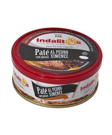 INDALITOS - Tray of 5 tins of p t with Pedro Xim nez Sauce (250 gr)