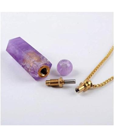 Lady Portia Alchemy Perfume Oil & Amethyst Crystal Pendant 20ml (Pendant + 20ml Alchemy Perfume Oil Set) - Buy Online on GoSupps.com