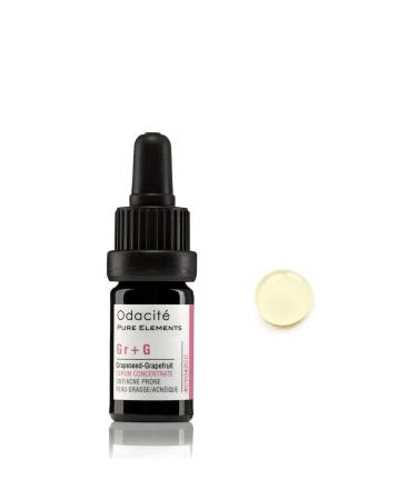 Pure Elements by Odacite Skincare Gr+G Oily/Acne Prone Grapeseed Grapefruit Serum Concentrate 5ml
