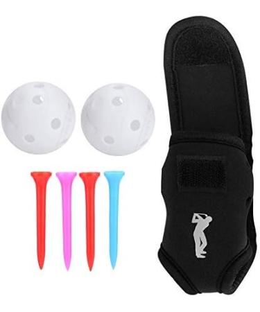 Portable Golf Ball Waist Bag with Tees and Storage Pouch - Buy Online on GoSupps.com