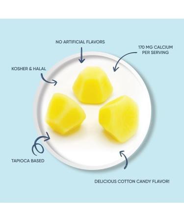 YHN Calcium + Vitamin D Gummies - 60 Ct. Cotton Candy Flavored Supplement - Buy Online on GoSupps.com
