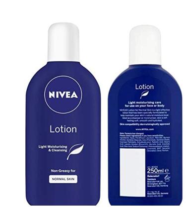 Nivea Lotion Lightly Moisturizing & Cleansing (250 ml x 2) Buy Online | International Shipping Available - Buy Online on GoSupps.com