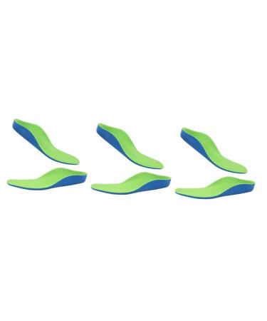 GLEAVI 3 Pairs Child Flatfoot Insoles Insoles Children Arch Support Insoles Soft Comfort Insoles Orthotic Cushion Kids Sueding Comfortable Insole Floor Mat Sole of Foot