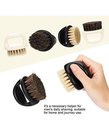AI Life Men's Beard Shaving Brush - Soft Wild Boar Fur Hairdressing Tool with Handle - Perfect for Facial Cleansing & Shaving - Includes White Holder | International Shipping Available - Buy Online on GoSupps.com