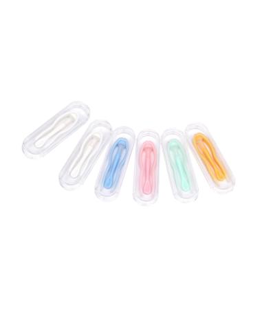 Fomiyes 6 sentences Contact lensing container contact lens box contact lenses Case color soft contact lens piston tweezers for lentils contact lens remover short -sighted suction rod