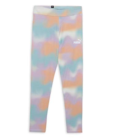 PUMA Unisex Tights ESS+ Summer Daze AOP Leggings G 128 Peach Fizz