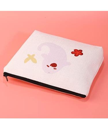 Funny Anime Ghost Cosmetic Bag - Hu Tao Zipper Makeup Bag | Genshin Impact Merchandise for Anime Lovers - Buy Online on GoSupps.com