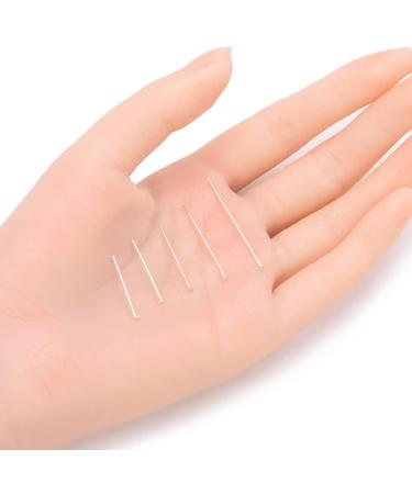 200pcs Silver Flat Head Pins 18mm - 21 Gauge Wire for Jewelry Making CF156-18 - Buy Online on GoSupps.com