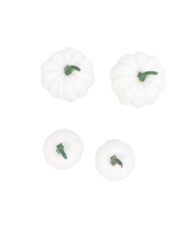 OUNONA 12pcs Photo Props Diy Prop Doodle Decoration Graffiti Festival Decoration Prop Pumpkin Lightweight Pumpkin Props Artificial Decoration Party Pumpkin Halloween White