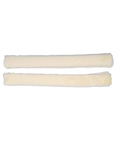 QHP rein protector faux fur with velcro fastening (45 cm cream) 45 cm cream