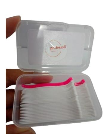 Generic Professor Approved Dental Floss/Dental Toothpick Fine and Thin Floss Conveneint Teeth Cleaning of Food Particles 30 Sticks per Box White