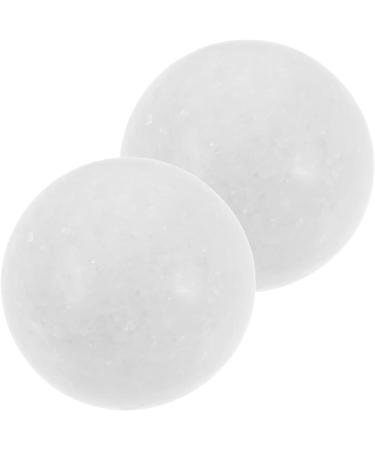 Gleavi Gymnastics Stress Ball | Hand Massage Metal Balls for Wrist Exercise | Reusable Jade White Fitness Marble - Buy Online on GoSupps.com