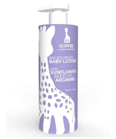 Sophie la Girafe Babycare Baby Lotion - Vegan Clean Moisturizer for Plump Bouncy Skin Supports Healthy Growth and Natural Barrier - Sunflower Seed Oil Arginine - 175ml Pack of 1