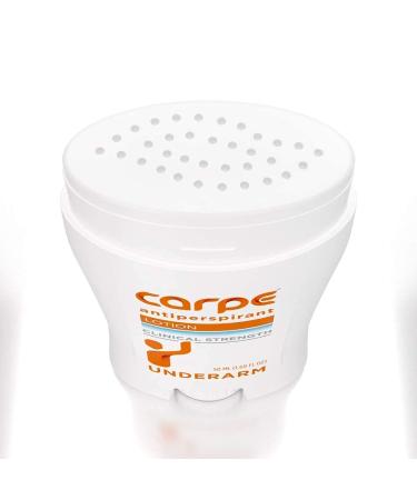 Carpe Underarm Antiperspirant and Deodorant - Eucalyptus Scent, Clinical Strength, 1.69 Fl Oz - Manage Hyperhidrosis, Combat Excessive Sweating - Stay Fresh All Day - Buy Online on GoSupps.com