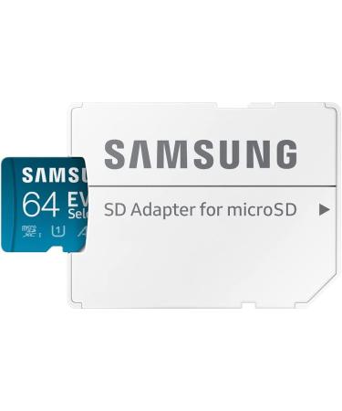 SAMSUNG EVO Select 64GB Micro SD Card + Adapter | 130MB/s Full HD & 4K UHD | UHS-I U1 A1 V10 | For Android, Nintendo Switch - Buy Online on GoSupps.com