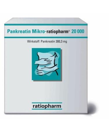 PANCREATIN Micro ratiop.20 000 gastric hard capsules 100 pcs