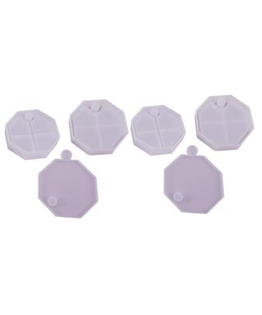 NUOBESTY 6 Pcs Jewelry Box Silicone Mold Jewelry Boxes Resin Molds Jewelry Epoxy Resin Casting Mold To Rotate Whitex2pcs 10.5X10.5X2.7CMx2pcs