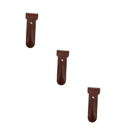 Beavorty 3st razor -holster head razor men razor facial shaver razor pu leather case storage tank razor box travel