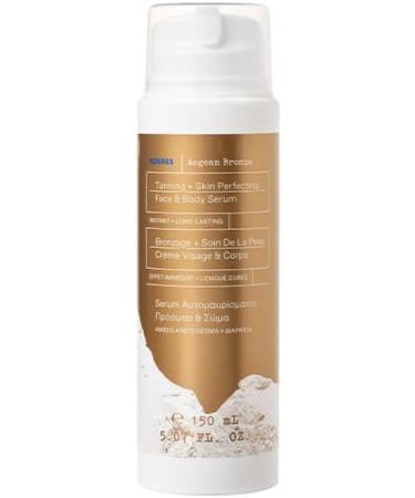 KORRES Aegean Bronze Tanning + Skin Perfecting Face + Body Serum 150ml - Buy Online on GoSupps.com
