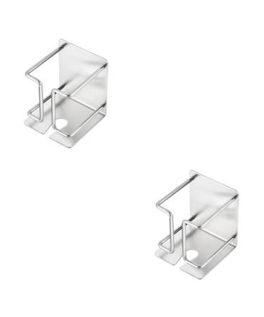 Ipetboom 2st razor hooker Electrorasiser holder from metal razor wall holder adhesive organizer holder for electric shaver holder for electrical razor rustproof steel comb