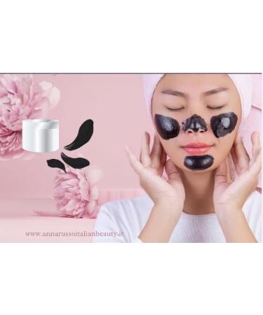 AR ANNA RUSSO Natural charcoal mask 50 g stop circles around the eyes detoxification peeling blackheads men women face and body - Buy Online on GoSupps.com