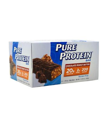 Pure Protein Bar 6 (50 g) Bars Chocolate Peanut Butter