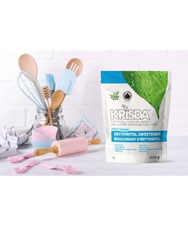 Krisda - Zero Sugar Sweeteners Organic Erythritol Pouch 454g - Buy Online on GoSupps.com