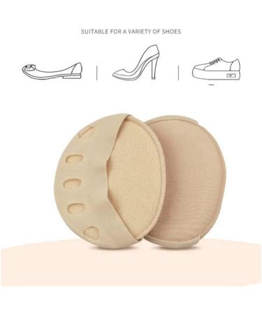 Soleful Solutions Forefoot Pads - Cushioning Ice Silk High Heel Insoles for Women - Metatarsal Pads - Reusable & Invisible - (Pink/Skin/White) - Buy Online on GoSupps.com