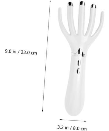 Fomiyes Electric Scalp Massager & Hair Treatment Brush - Multifunctional ABS Hairdressing Ridge Claw for Scalp Care - Buy Online on GoSupps.com