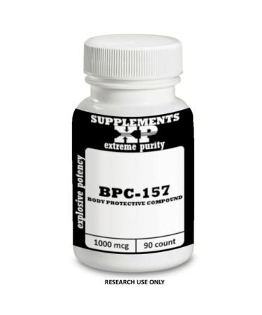 BPC 157 Peptide | 90 Capsules x 1000 mcg (1 mg) | 90000 mcg Total | Body Protective Compound | Healing Peptide