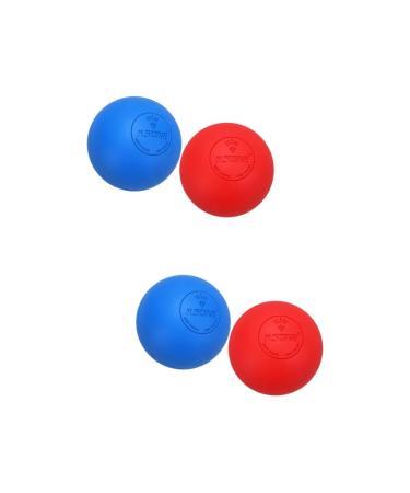 Beaupretty 4 pieces muscle roll Massage ball femininity femmes yoga exercises femmansoe lacrosse balls massage muscle roller ball fascia ball for feet yoga ball peanut massage ball scroll wheel