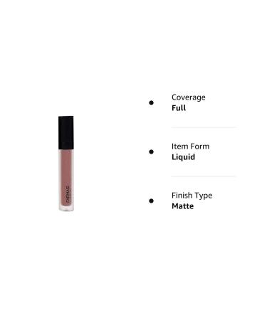FARMASi Matte Liquid Lipstick - Long-Lasting & Waterproof - Lightweight & High Impact - 0.14 fl. oz. (Au Natural) - Buy Online on GoSupps.com