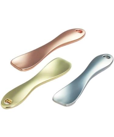 Metal Coating Creme Scooper | Rose Gold Leaf-Shaped Eye Cream & Cosmetic Scooper - International Shipping - Buy Online on GoSupps.com