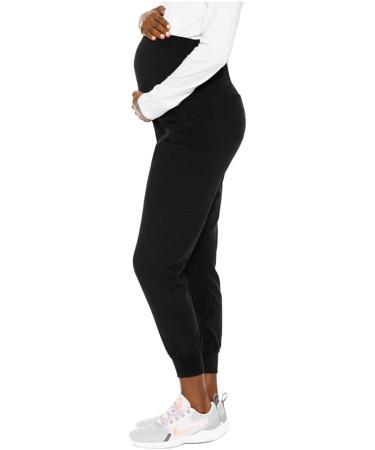 Med Couture Women's Maternity Jogger Pant - Small - Black | Stylish & Comfortable Maternity Wear - Buy Online on GoSupps.com