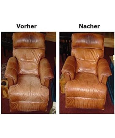 Furniture Clinic Easy Leather Restoration Set | Leather Cleaner & Color Refreshment Balm for Cars Sofas Clothing & More (Ivory) - Buy Online on GoSupps.com