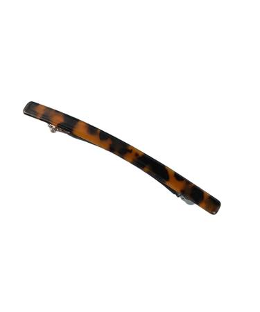 New 2025 Leopard Acetate 1 Pieces Glitter Retro Large Hair Barrettes Rectangular French Automatic Acetate Hair Clips For Women Jewelry Fashion Accessories Creative Gift