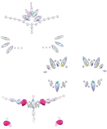 Face Gems Stickers Crystal Rhinestone Tattoos Women Eyes Stickers for Halloween Festival Style2 Stickers - Buy Online on GoSupps.com